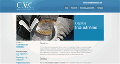 Desktop Screenshot of cepilloscvc.com.ar